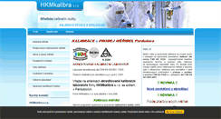 Desktop Screenshot of hkmkalibra.cz