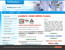 Tablet Screenshot of hkmkalibra.cz